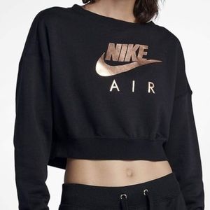 Nike Sportswear Rally Crew Air Sweatshirt | Black